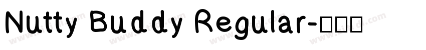 Nutty Buddy Regular字体转换